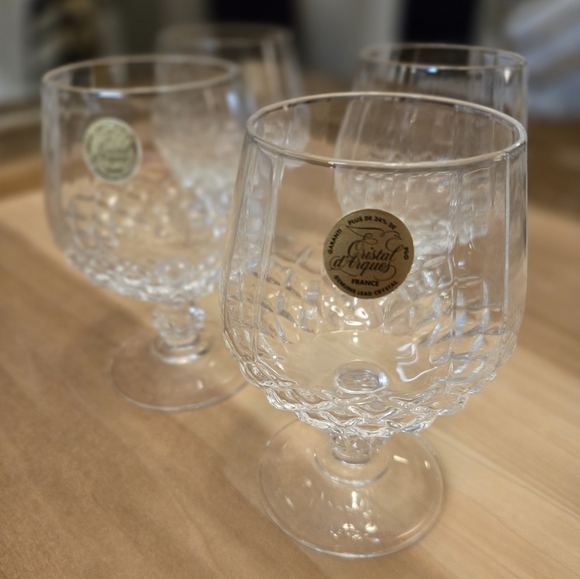 4 Crystal Goblets - Picture 2 of 4